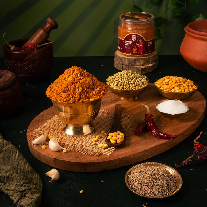 Velluli Karam Podi (200g) – Garlic Chilli Powder | Freshly Ground ...