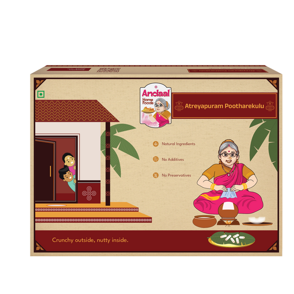 Atreyapuram Dry Fruit Pootharekulu - 5 Pieces