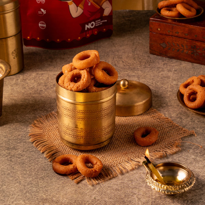ANDAAL HOME FOODS Chekodi (150g) – Andhra Chekodi Rings | No Maida | No ...